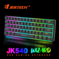 JERTECH JK540 Red Switch Keyboard Portable Custom PC Laptop Computer 60% Keyboard RGB Mini Gaming Mechanical Keyboard. 