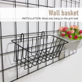CGearuppt 4PCS Shelf for Design Metal Wall Grille, Shelf Design Grid Photo Wall for Lattice Photo Wall Wire Basket. 