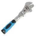 10 Inch Adjustable Ratchet 5 In 1 Torque 180 Degree Folding Spanner Hand Household Maintenance Pulley Wrench. 