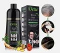 Herbal 2 in 1 Hair Dye Instant Black Hair Shampoo for Women & Men 400ml. 