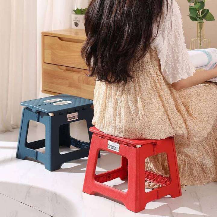 Lightweight%20Folding%20Step%20Stool%20Multi%20Purpose%20Handheld%20Thickened%20Footstool%20Non-Slip%20Plastic%20Small%20Benches%20Kitchen%20-%20Image%202