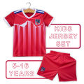 Nepal Football Red Home Jersey Set For Kids. 