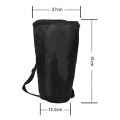 Kqueebee . 8 Inch Djembe Drum Carry Case Bag, Portable Waterproof Black Shoulder African Drum Bag Musical Instrument Accessory. 