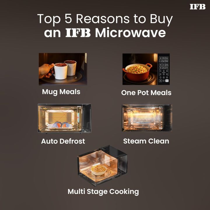 IFB%2024L%20Solo%20Microwave%20%20with%2069%20Auto%20Cook%20Menus%20(24PM2S,%20Silver,%20Mug%20Recipes,%20Steam%20Clean,%20Auto%20Reheat,%20Preset%20Timer,%20Power%20Save,%20Child%20Safety%20Lock,%2010%20Power%20Levels)%20-%20Image%203
