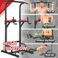 Spn'S Dip Station For Home Indoor Gym, Power Tower,  Adjustable Pull-Up Bar Multi-Functional Training Equipment With Adjustable Height. 