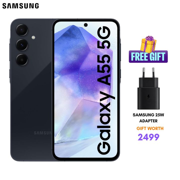Samsung Galaxy A55 5G (12GB/256GB) | 6.6" Super AMOLED 120Hz Display | Exynos 1480 | 5000mAh Battery