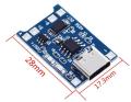 Type C USB 18650 TP4056 Lithium Battery Charging Module Charging Board with Protection. 