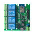 1 Piece Tuya Smart Switch WiFi Switch Module DIY Home Automation Module AC 85V-250V 4CH RF White for Alexa Home. 