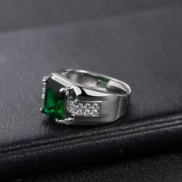 %E3%80%90Mega%20Emerald%20Men's%20Ring%20Sapphire%20Green%20Tapered%20Trendy%20Men's%20Ring%20Ring%20-%20Image%204