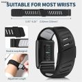 Sutuiying WHOOP SportFlex Wrist Band Soft-Touch Silicone Waterproof Hot Selling and Sweatproof Adjustable Strap , 4.0 Compatible. 