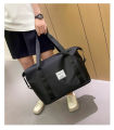 Women Travel Bag Waterproof Weekender Bags -Luggage Handbag-Black. 