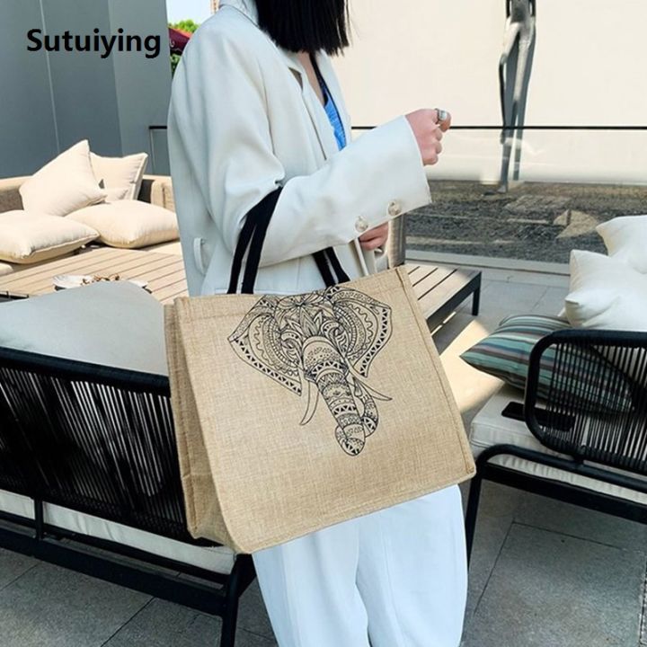 Sutuiying%20New%20Large%20Capacity%20Solid%20Color%20Linen%20Handheld%20Fashion%20Commuter%20Hot%20Selling%20Tote%20Women's%20Bag%20GJCUTE%20%7C%20Fashion%20New%20Design%20hand%20bag%20-%20Image%205