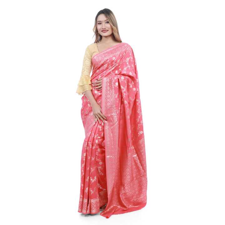 Red%20Color%20Indian%20Pure%20Dola%20Silk%20Saree%20With%20Blouse%20For%20Women%20-%20Image%202