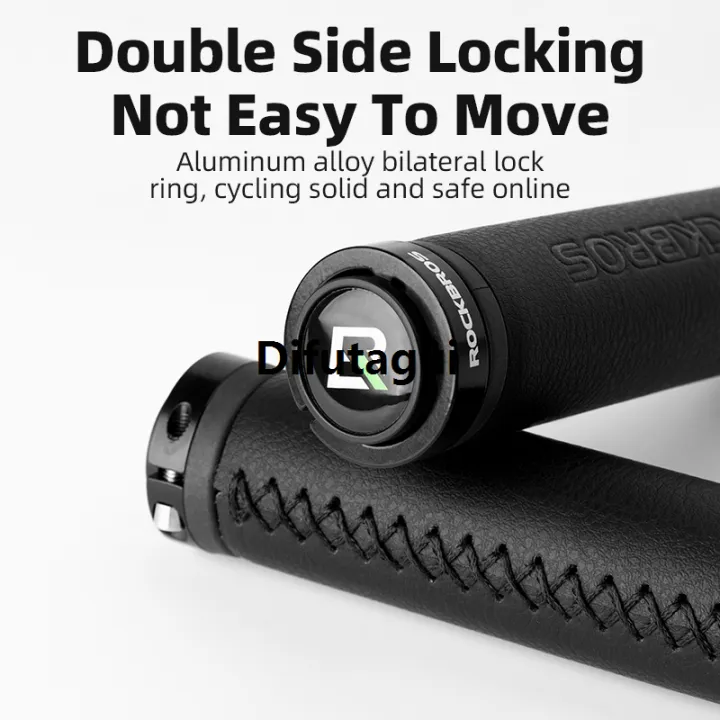 Difutagui%20ROCKBROS%20MTB%20Road%20Bike%20Handlebar%20Grips%20Microfiber%20Leather%20Dustproof%20Aluminum%20Fifty%20percent%20discount%20Alloy%20Lock%20Ring%20Ultralight%20Cycling%20Grip%20Bicycle%20Accessories%20-%20Image%202