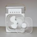 4 In 1 Mini Air Cooler Fan plus Humidifier - Air Conditioner With Water and Ice Compartment. 