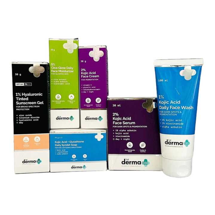 The Derma Co Kojic Acid Complete Face Set, 6 Items | Daraz.com.np