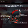DISICHEN Sales promotion Anrushide VIKEFON Wired Ps4/Ps5/Xbox/Smartphone/PC Headset Gaming Headset New 120° Adjustable GamerHeadset with Noise Cancelling Microphone. 