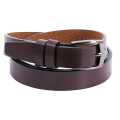 Combo Of 2 Brown Plain Formal Belt For Women. 