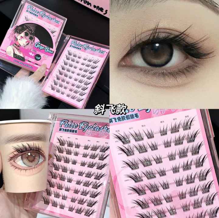 Gege%20Bear%20Glue-Free%20False%20Eyelashes%20%E2%80%93%20Transparent%20Band%20Thick%20Natural%20Individual%20Cluster%20Lashes,%20Reusable%20Self-Adhesive%20Eyelash%20Clusters,%2010-14mm,%2048%20Clusters%20Lash%20Tray%20Organizer%20-%20Image%2010