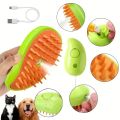 3 In 1 Steamy Pet Brush Electric Spray  Brush For Cat and  Dog For Massage Pet Grooming Removing Tangled and Loose Hair. 