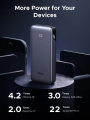 UGREEN Power Bank 20000mAh 30W with 3 Ports (2*USB-C & USB-A) Portable Battery, Digital Display, Fast Charging Portable Charger with Cable for iPhone 16 Series, Galaxy S25U/S25/S24, iPad, AirPods,447g. 