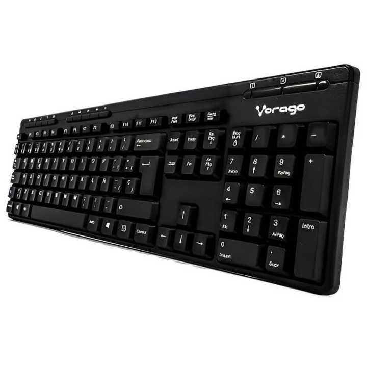 Vorago Teclado QWERTY KeyBoard KB-204