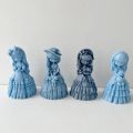 D Girl Candle Silicone Mold 3D Cute Candle Mold Cute Little Princess Doll Plaster Resin Soap Candle Making Kit Wedding Decor Handmade Gift. 