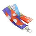 Multi Color Buddha Was Born In Nepal Printed Keychain. 