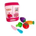 Kitchen Toys Fridge Refrigerator With Ice Dispenser Role Play Set For Kids. 