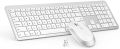 Ultra Thin Wireless Keyboard & Mouse Combo With Number Pad. 
