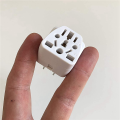 3X US Travel Plug Adapter EU/UK/AU/In/CN/JP/Asia/Italy/Brazil to USA (Type B), 3 USA Plug, Charger Converter White. 