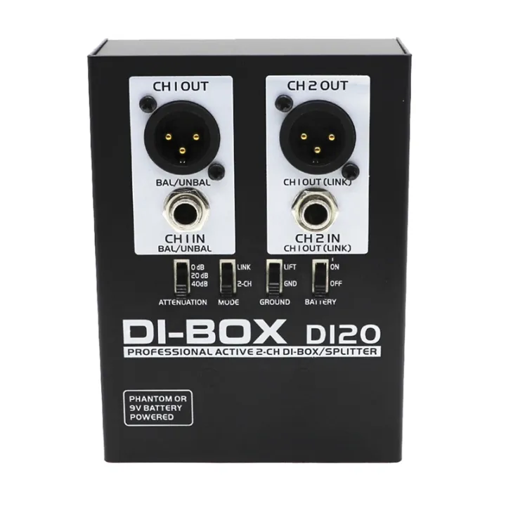 Audio%20Active%20DI%20BOX%20Direct%20Injection%20Box%20Low%20Noise%20Guitar%20Bass%20DI%202%20Channel%20Audio%20Converter%20Multi-Purpose%20Mixer%20Audio%20-%20Image%205