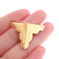 10pcs 25 x 25mm Antique Jewelry Box Corner Foot Wooden Case Corner Protector. 
