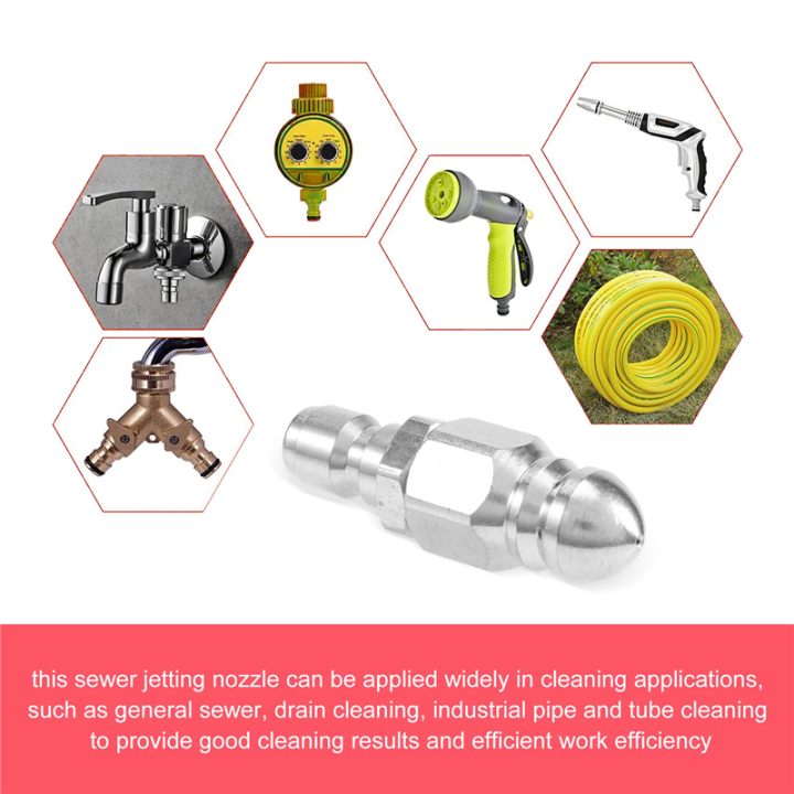 1/4%20Inch%205000%20PSI%20Sewer%20Jetter%20Nozzle%20Pressure%20Drain%20Jetter%20Hose%20Nozzle%20for%201/4%20Pressure%20Washer%20Quick%20Connector%20-%20Image%204