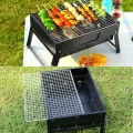 Chrome Plated Portable Outdoor Steel Collapsible Barbeque Grill. 