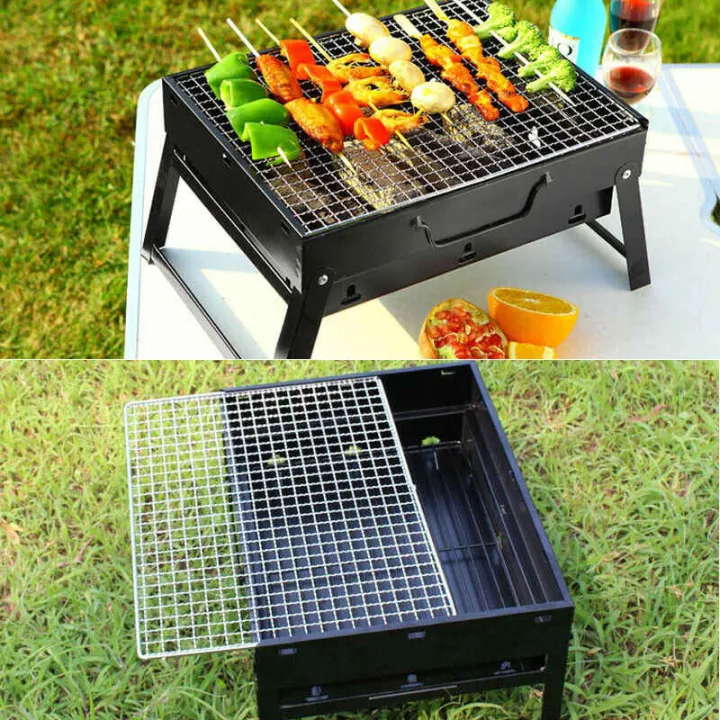 Chrome%20Plated%20Portable%20Outdoor%20Steel%20Collapsible%20Barbeque%20Grill%20-%20Image%209