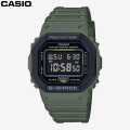 Casio DW-5610SU-3DR Green Color Resin Quartz Watch For Unisex. 