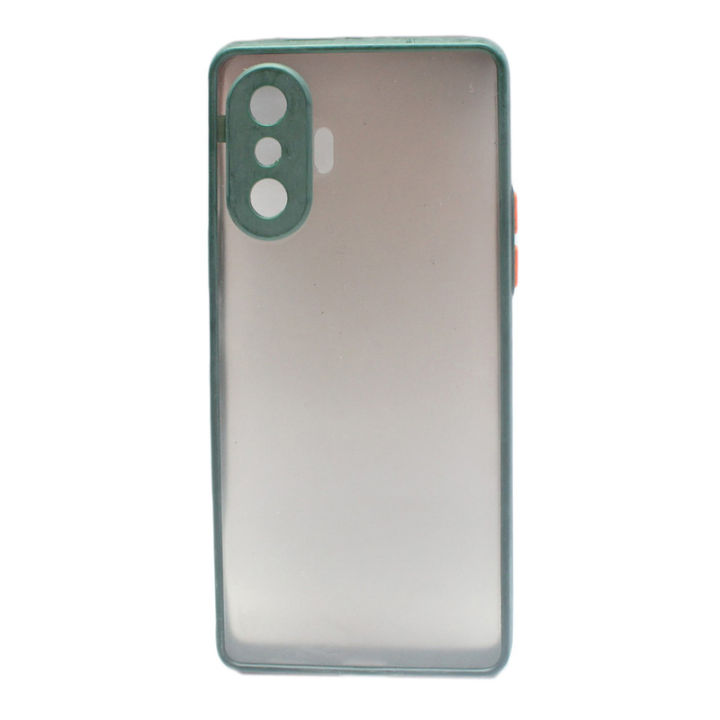 Green/Orange Smooky Mobile Cover For Poco K34T