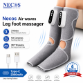 NECOS Electric Leg & Foot Massager – Rechargeable Air Compression, Adjustable Pressure, Pain Relief & Relaxation, Elderly Gift | 6 months replacement guarantee. 