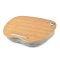 1 PCS Lap Desk with Pillow Cushion Portable Bamboo Laptop Table for 14 Inch Computer Notebook D. 