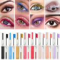 Golden Red Makeup Waterproof Color 9 Mascara Quick Dry Lash Curls Lengthening Eyelashes Blue Purple Black White. 