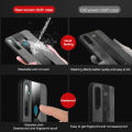 Lenuo For Realme 5 Pro Case Luxury Bracket Ring Phone Case Soft TPU Leather Back Cover. 