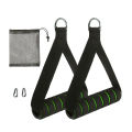 D-Ring Metal Gym Handles Grip Workout Heavy Duty Cable Machine Handle With Hook For Home Resistance Bands Fitness Accessories. 