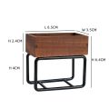 1/6 Dollhouse Miniature Wood End Table Dining Room Doll House Furniture Accessories. 