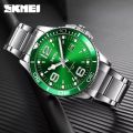 Skmei 9278 Quartz Watches Luxury Waterproof Watches Date And Time Men Stainless Steel Wristwatches. 