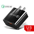 NNBILI 18W 3A Quick Charge QC 3.0 USB Charger Fast Charger 3.0 Phone Charger for iPhone for Huawei Samsung Xiaomi Redmi EU Plug. 
