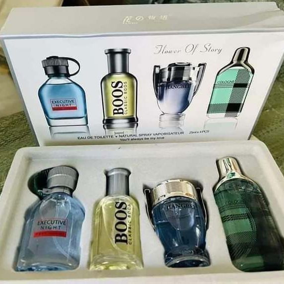 Flower Of Story Perfume for Men 4 in 1 Combo