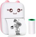 Mini Portable Pocket Thermal Printer Wireless Bluetooth Printer. 
