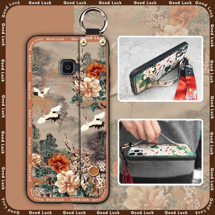 Kickstand%20Back%20Cover%20Phone%20Case%20For%20Samsung%20Galaxy%20Xcover4/SM-G390%20Soft%20case%20Lanyard%20Silicone%20fashion%20ring%20Anti-knock%20-%20Image%205