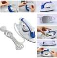 Folding Handel Portable Travel Steam Iron Press And Folding Handel With Heat-Resistant Rest Pad , Travel Iron 700w. 